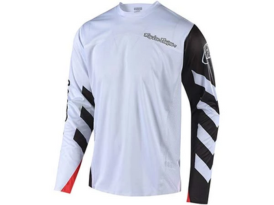 Troy Lee Designs Sprint Elite Escape BMX Race Jersey-White/Black