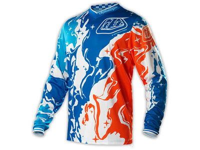 Troy Lee 2015 GP BMX Race Jersey-Galaxy Blue/Orange