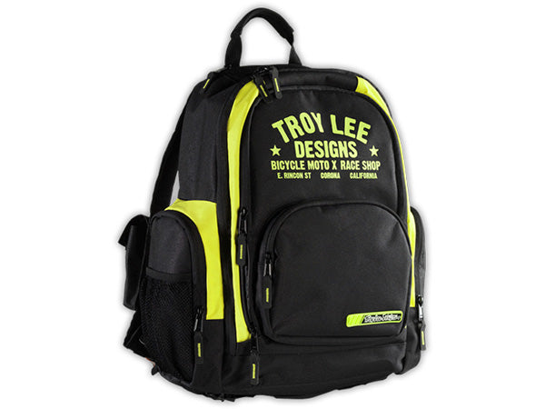 Troy Lee Basic Backpack-Race Shop-Black/Yellow - 1