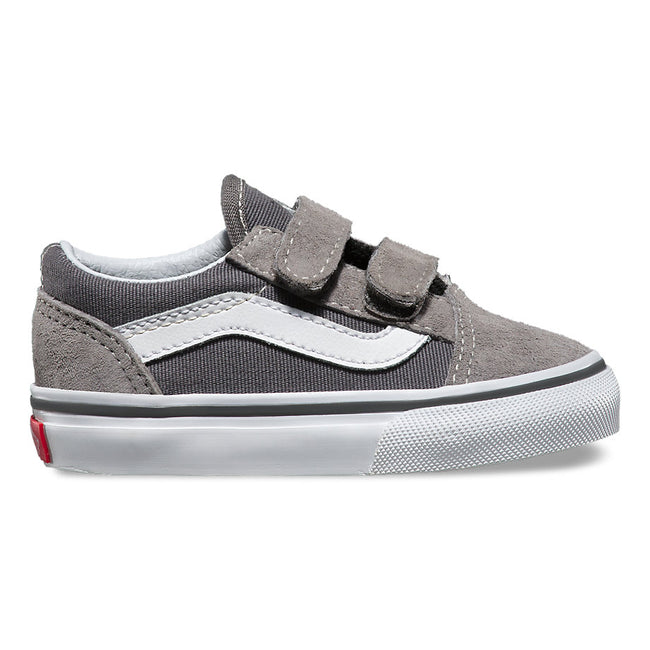 Vans Old Skool V Surplus Shoes-Frost Grey/Pewter-Toddler - 1