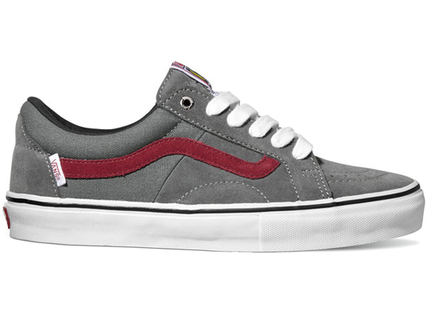 Vans AV Native American Low Shoes-Charcoal/Burgundy - 1