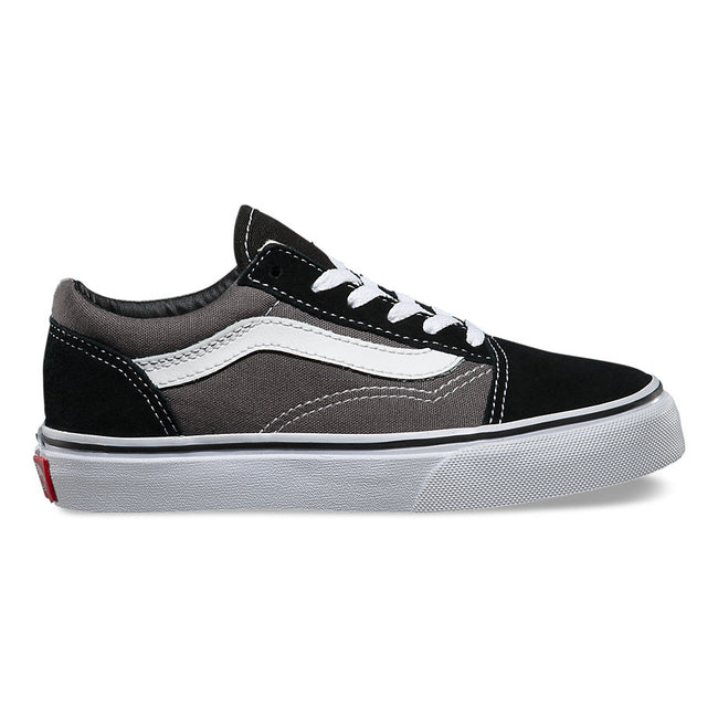 Vans Era Old Skool Shoes-Black/Pewter-Kids - 1