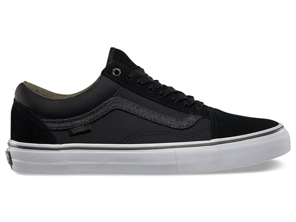 Vans Old Skool 92 Pro Shoes-Black/Wool - 1