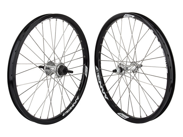 Redline Sun Envy Alloy Pro BMX Race Wheelset-20x1.75&quot;-Black - 1