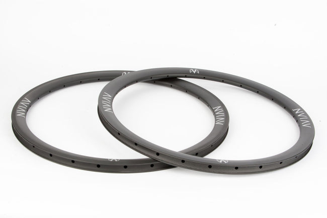 Avian Venatic Carbon Front Rim - 28H 24x1-3/8&quot; - Matte Black - 1